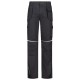 Pantaloni vatuiti tercot Ice, captuseala fleece, gri inchis