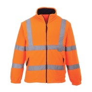 Fleece reflectorizant, inalta vizibilitate, rezistent la vant, 300g/m2[ F300] Portocaliu