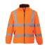 Fleece reflectorizant, inalta vizibilitate, rezistent la vant, 300g/m2[ F300] Portocaliu