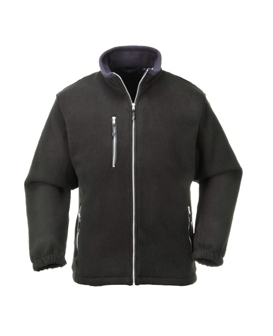 Fleece foarte calduros si rezistent la vant, 410g/m2 [F401] Negru