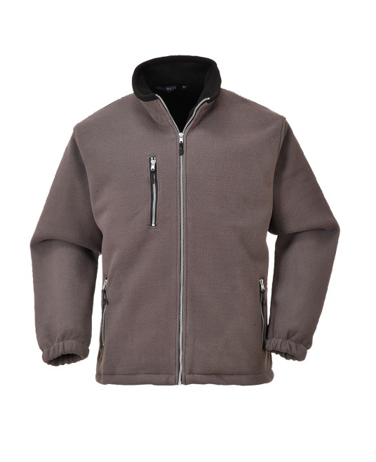 Fleece foarte calduros si rezistent la vant, 410g/m2 [F401] Gri