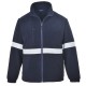 Fleece reflectorizant, foarte calduros si rezistent la vant, 400g/m2, Bleumarin Fleece reflectorizant, foarte calduros si rezistent la vant, 400g/m2, Bleumarin