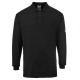 Tricou polo maneca lunga ignifug si antistatic [FR10] Negru