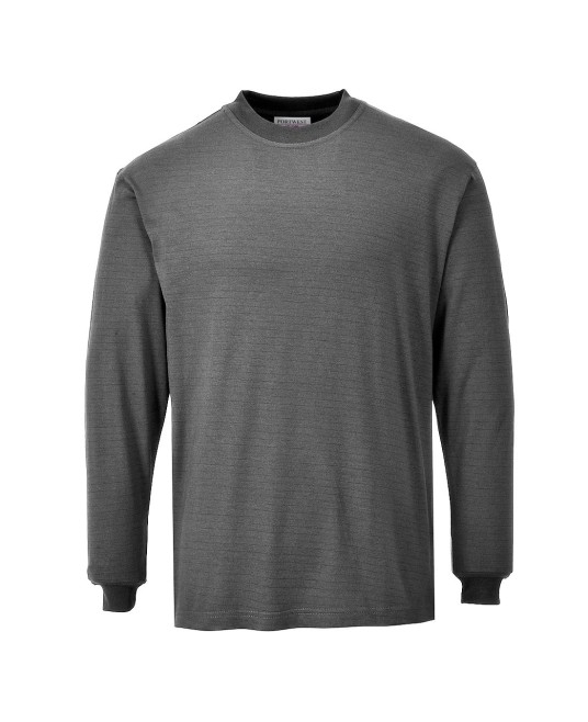 Tricou cu maneca lunga, ignifug si antistatic [FR11] Gri