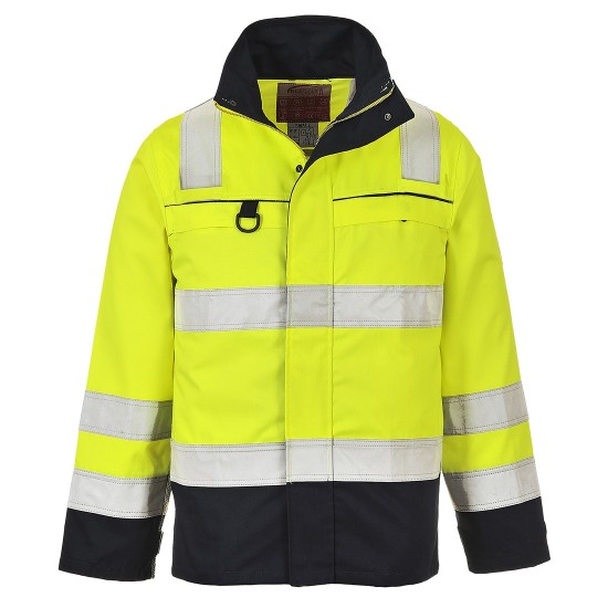 Jacheta de protectie Hi-Vis reflectorizant Multi-Norm [FR61] Galben si bleumarin