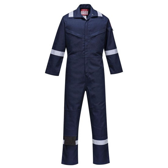 Combinezon antistatic, ignifug, protectie arc electric, protectie chimica, Bleumarin Combinezon antistatic, ignifug, protectie arc electric, protectie chimica, Bleumarin