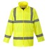Jacheta de ploaie reflectorizanta, inalta vizibilitate, impermeabila [H440] Galben