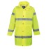 Pelerina de ploaie reflectorizanta lunga, impermeabila, inalta vizibilitate[H442] Galben