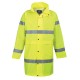 Pelerina de ploaie reflectorizanta lunga, impermeabila, inalta vizibilitate[H442] Galben