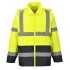 Jacheta de ploaie reflectorizanta, HiVis, impermeabila, bicolora [H443] Galben si bleumarin
