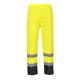 Pantaloni de ploaie reflectorizanti, HiVis, impermeabili [H444] Galben si negru