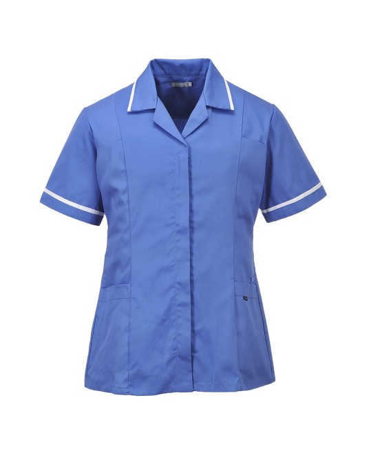 Tunica cu maneca scurta pentru femei, tercot, 210g/m2 [LW20] Albastru