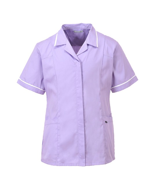Tunica cu maneca scurta pentru femei, tercot, 210g/m2 [LW20] Liliac