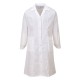 Halat medical pentru femei, calitate premium, tercot, 210g/m2 [LW56] Alb