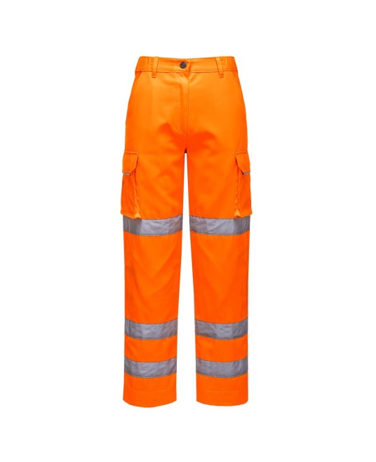 Pantaloni de protectie femei Hi-Vis reflectorizant [LW71] Portocaliu