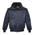 Jacheta de protectie vatuita, 4 in 1, impermeabila, Quality Portwest [PJ10] Bleumarin