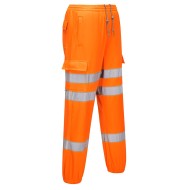 Pantaloni  Hi-Vis confortabili, talie legata cu snur