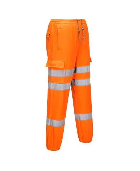 Pantaloni  Hi-Vis confortabili, talie legata cu snur