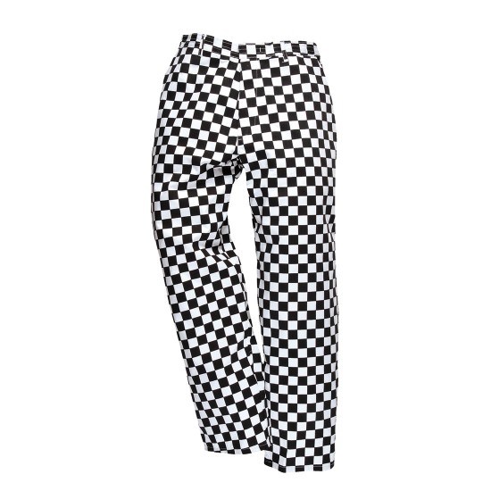 Pantaloni pentru bucatari, tercot, 190g/m2[S068] Carouri