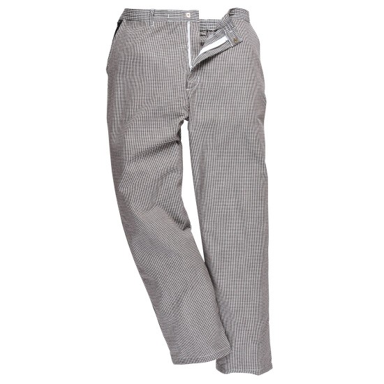 Pantaloni pentru bucatari, tercot, 190g/m2[S068] Carouri