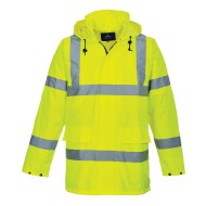Jacheta impermeabila reflectorizanta, inalta vizibilitate[S160] Galben