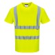 Tricou de protectie reflectorizant cu maneca scurta, inalta vizibilitate, Galben