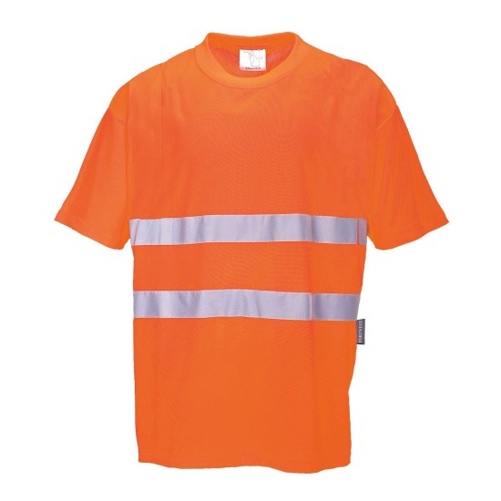 Tricou reflectorizant, calitate premium Portwest, Portocaliu Tricou reflectorizant, calitate premium Portwest, Portocaliu