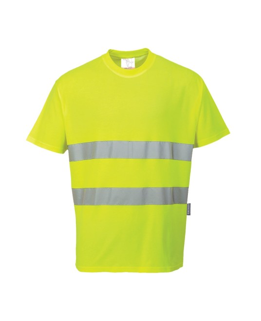 Tricou reflectorizant, calitate premium Portwest, Galben