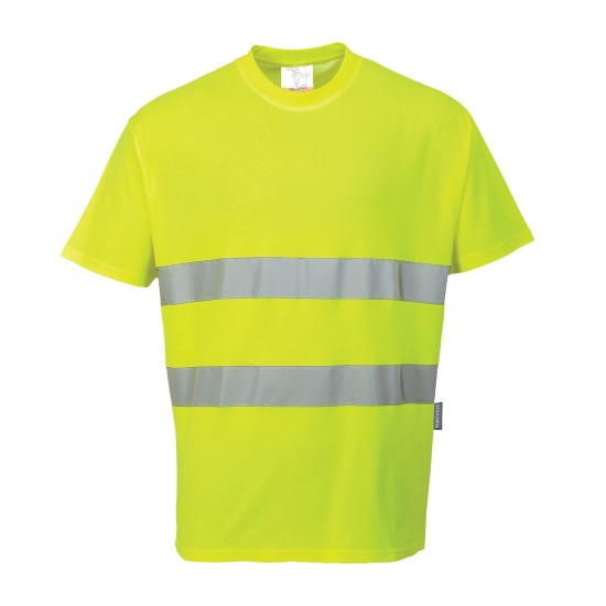 Tricou reflectorizant, calitate premium Portwest, Galben