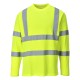 Tricou Hi-Vis reflectorizant cu maneci lungi, Galben Tricou Hi-Vis reflectorizant cu maneci lungi, Galben