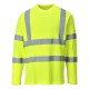 Tricou Hi-Vis reflectorizant cu maneci lungi, Galben