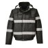 Jacheta de protectie reflectorizanta vatuita, impermeabila, bomber, Iona Lite, Negru