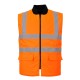 Vesta vatuita reflectorizanta, impermeabila, reversibila [S469] Portocaliu