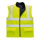 Vesta vatuita reflectorizanta, impermeabila, reversibila [S469] Galben