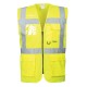 Vesta de protectie reflectorizanta, cu fermoar, galben, portocaliu, rosu, Galben Vesta de protectie reflectorizanta, cu fermoar, galben, portocaliu, rosu, Galben