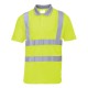 Tricou polo cu maneca scurta reflectorizant, HiVis, 175g/m2, Galben