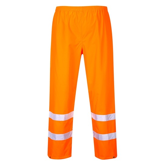 Pantaloni impermeabili reflectorizanti, inalta vizibilitate, Portocaliu Pantaloni impermeabili reflectorizanti, inalta vizibilitate, Portocaliu