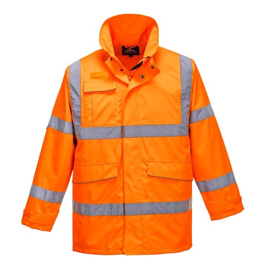 Jacheta de protectie reflectorizanta, colectia Extreme Rainwear, Portocaliu Jacheta de protectie reflectorizanta, colectia Extreme Rainwear, Portocaliu