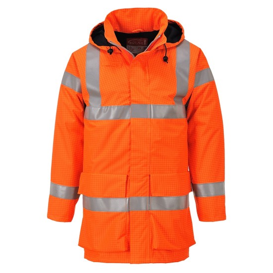 Jacheta de iarna HiVis ignifuga, antistatica, protectie chimica, Portocaliu Jacheta de iarna HiVis ignifuga, antistatica, protectie chimica, Portocaliu