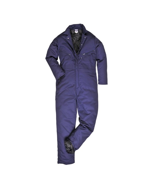 Combinezon vatuit, inchidere cu capse ascunse, certificat EN342, 445g/m2, Bleumarin