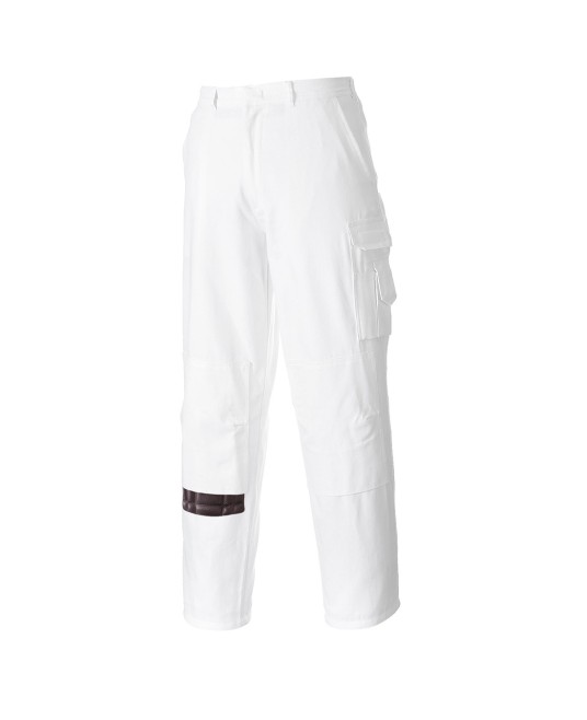Pantaloni zugravi, 100% bumbac 305g/m2, Alb