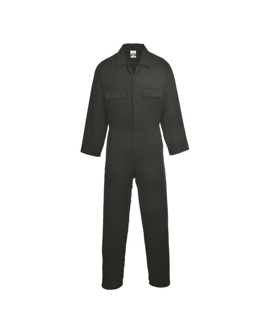 Combinezon Bumbac Euro Work, Negru