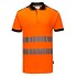 Tricou polo HiVis reflectorizant, calitate premium PW3 [T180] Portocaliu fosforescent