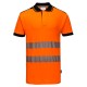 Tricou polo HiVis reflectorizant, 55% bumbac, Portocaliu Neon Tricou polo HiVis reflectorizant, 55% bumbac, Portocaliu Neon