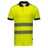 Tricou polo HiVis reflectorizant, calitate premium PW3 [T180] Galben fosforescent