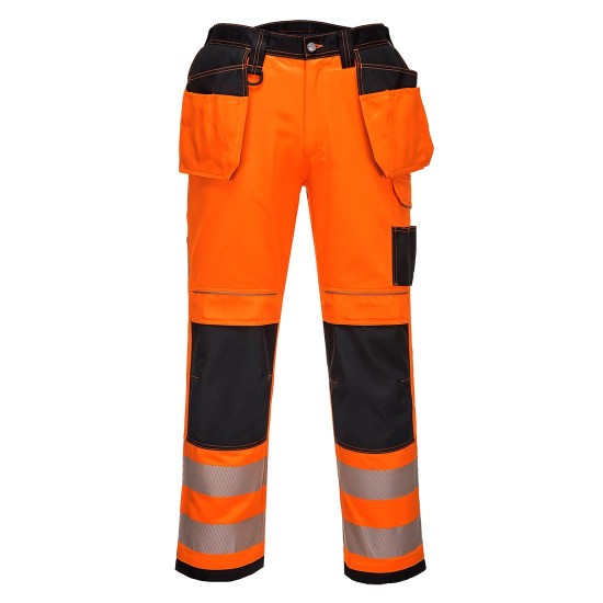 Pantaloni reflectorizanti Hi-Vis Vision, gama premium PW3 [T501] Portocaliu