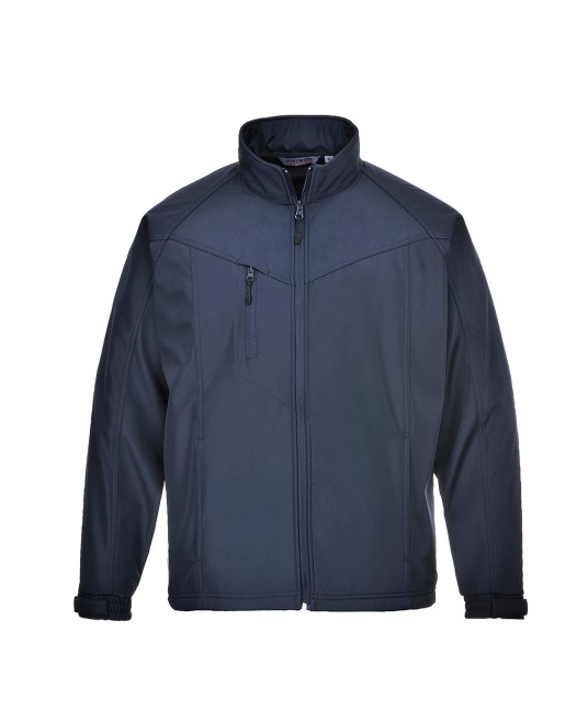 Jacheta softshell, membrana dubla, captusita cu micropolar fleece [TK40] Bleumarin