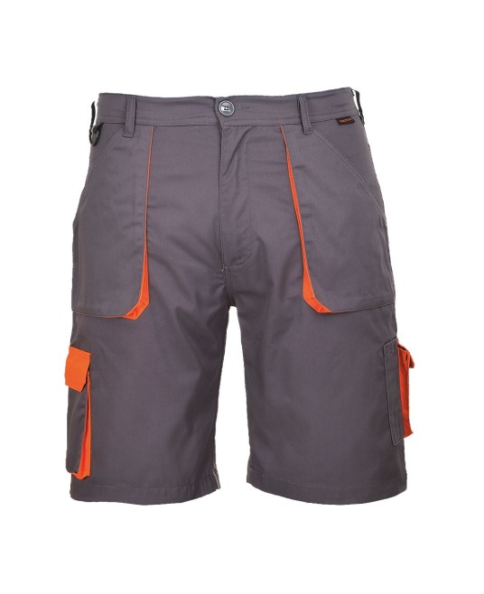 Pantaloni de lucru scurti gama Quality Portwest, colectia Texo Contrast [TX14] Gri