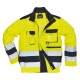 Jacheta de protectie reflectorizanta, inalta vizibilitate, tercot, [TX50] Galben si bleumarin