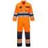 Combinezon de protectie reflectorizant, HiVis, tercot 245g/m2 [TX55] Portocaliu si bleumarin